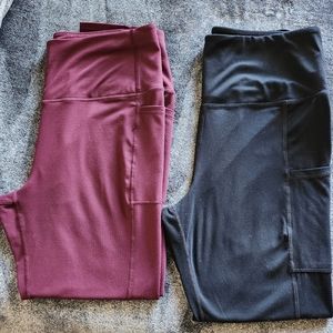 Leggings (2) Tuff Athletics and Sketchers